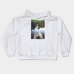 Quick Guys! We Will Be Safe In The Woods Kids Hoodie